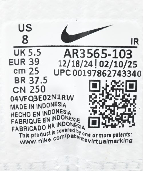 NIKE（ナイキ）スニーカー 白 サイズ:25cm レディース/2200687558025