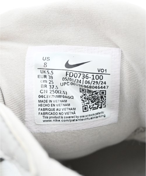 NIKE（ナイキ）スニーカー 白 サイズ:25cm レディース/2200692695043