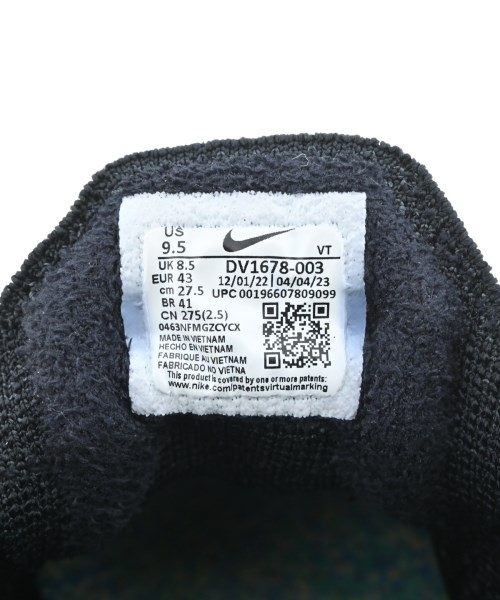 NIKE（ナイキ）スニーカー 黒 サイズ:27.5cm メンズ/2200692904060