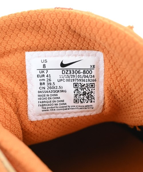 NIKE（ナイキ）スニーカー オレンジ サイズ:26cm メンズ/2200688595012