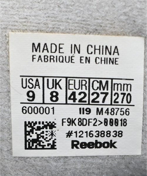 Reebok（リーボック）スニーカー 青 サイズ:27cm メンズ/2200639312026