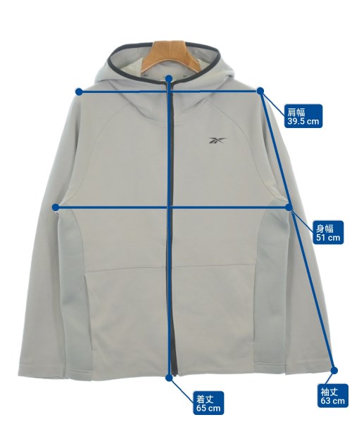 Reebok（リーボック）パーカー グレー サイズ:M メンズ/2200627697180