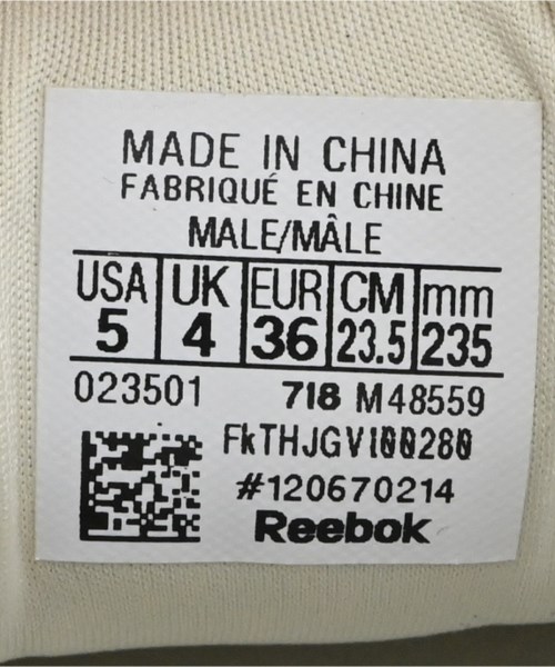 Reebok（リーボック）スニーカー 黒 サイズ:23.5cm レディース/2200694085026