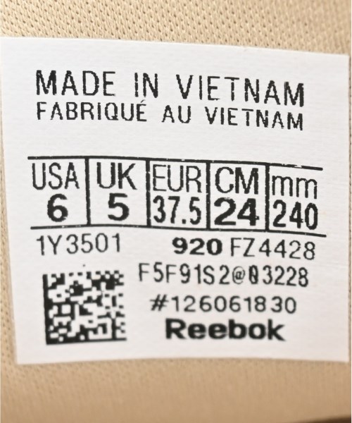 Reebok（リーボック）スニーカー ベージュ サイズ:24cm レディース/2200659052018