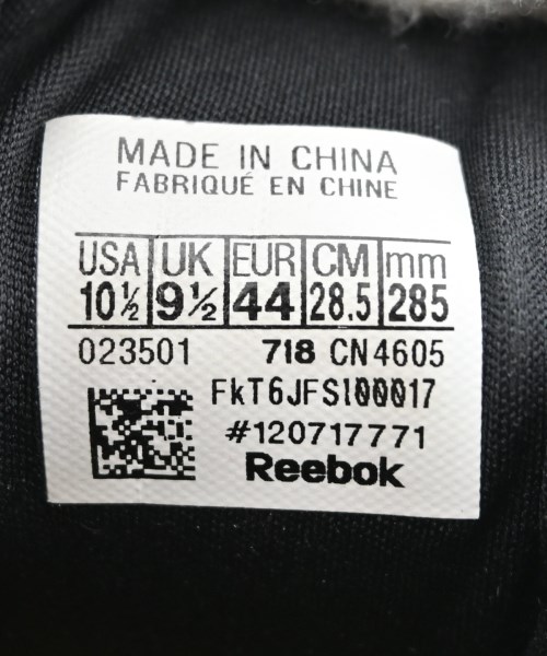 Reebok（リーボック）スニーカー 黒 サイズ:28.5cm メンズ/2200711971028