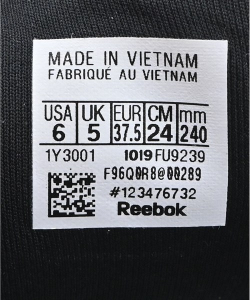 Reebok（リーボック）スニーカー 黒 サイズ:24cm レディース/2200702910128