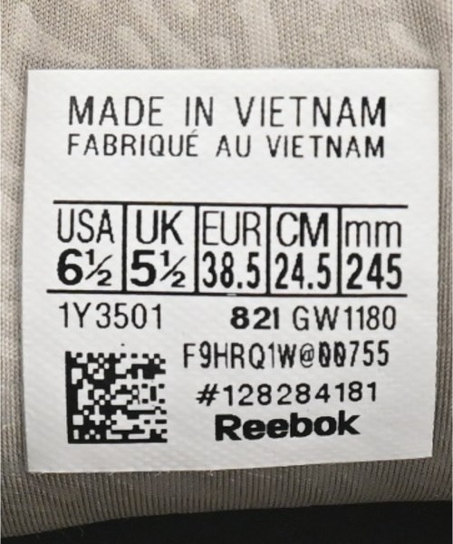 Reebok（リーボック）スニーカー 黒 サイズ:24.5cm レディース/2200663448029