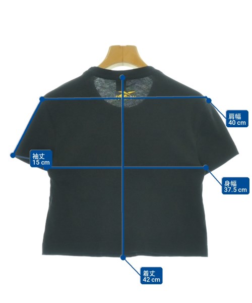 Reebok（リーボック）Tシャツ・カットソー 黒 サイズ:S レディース/2200667515048