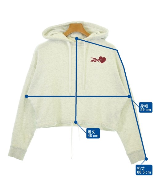 Reebok（リーボック）パーカー グレー サイズ:M レディース/2200683832099