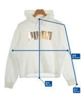 PUMA（プーマ）パーカー 白 サイズ:L レディース/2200618647026