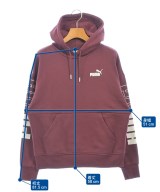PUMA（プーマ）パーカー 赤 サイズ:M レディース/2200608576060