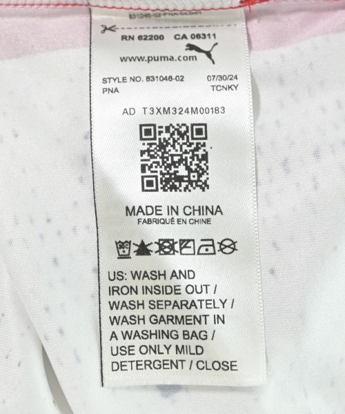 PUMA（プーマ）Tシャツ・カットソー 白 サイズ:M メンズ/2200614428018