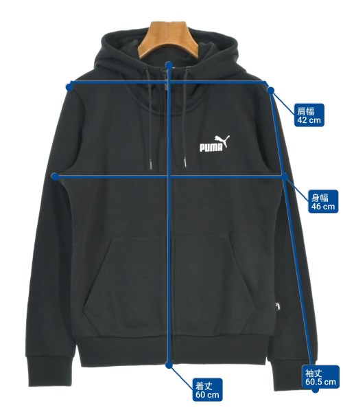 PUMA（プーマ）パーカー 黒 サイズ:M レディース/2200672689178