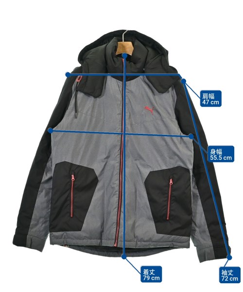 PUMA（プーマ）ダウンジャケット/ダウンベスト グレー サイズ:XL メンズ/2200654450444