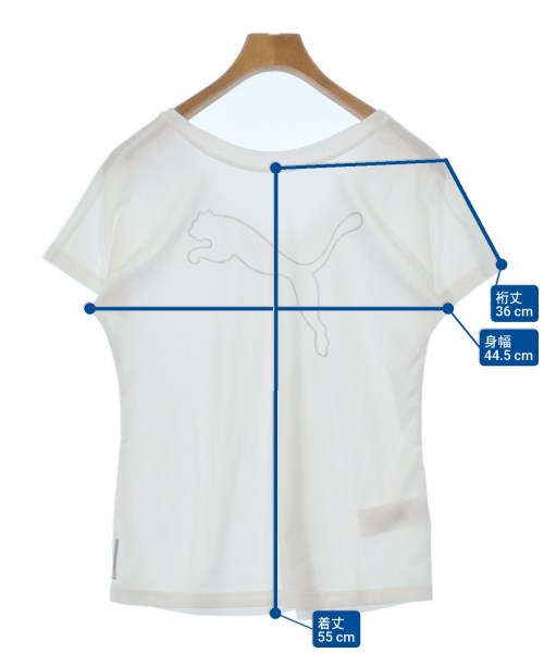 PUMA（プーマ）Tシャツ・カットソー 白 サイズ:S レディース/2200679761037