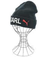 KARL LAGERFELD（カールラガーフェルド）ニットキャップ・ビーニー 黒 サイズ:- メンズ/2200646303048