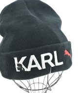 KARL LAGERFELD（カールラガーフェルド）ニットキャップ・ビーニー 黒 サイズ:- メンズ/2200646303048