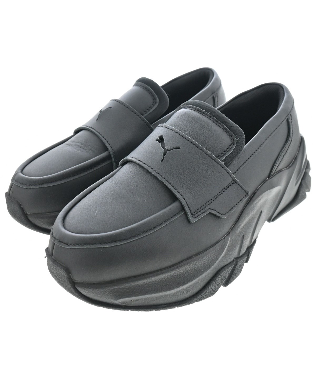 プーマ　ローファー　23㎝ PUMA（プーマ）ドレスシューズ/ローファー 黒 サイズ:23.5cm