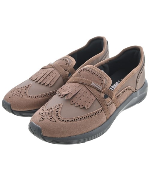 PUMA(プーマ)ドレスシューズ/ローファー 茶 サイズ:23.5cm/2200678909201