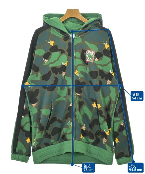 PUMA（プーマ）パーカー 緑 サイズ:L レディース/2200686550013