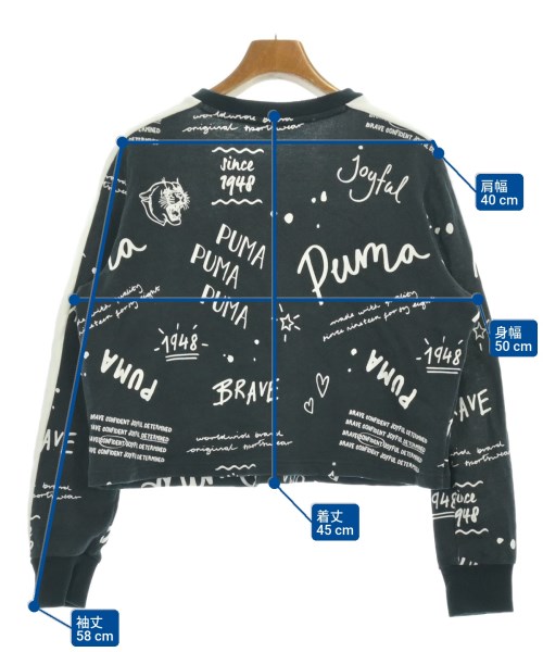 PUMA（プーマ）スウェット 黒 サイズ:M レディース/2200687914050