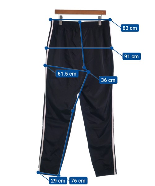 adidas（アディダス）スウェットパンツ 黒 サイズ:2XO(XXXL位