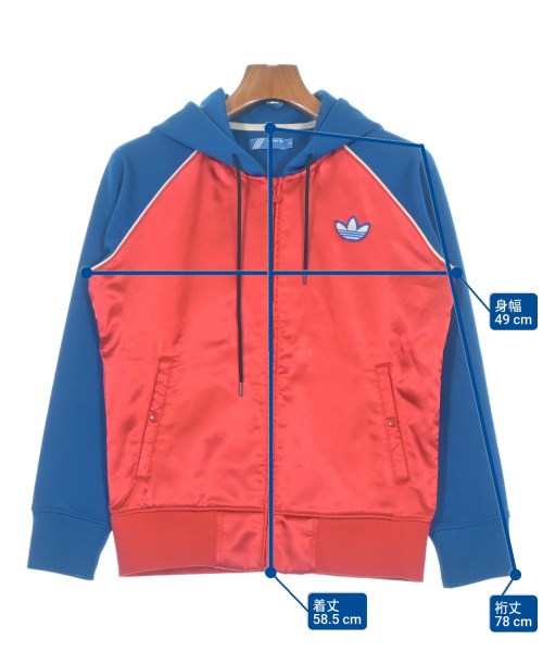 adidas（アディダス）パーカー オレンジ サイズ:S レディース/2200623335079