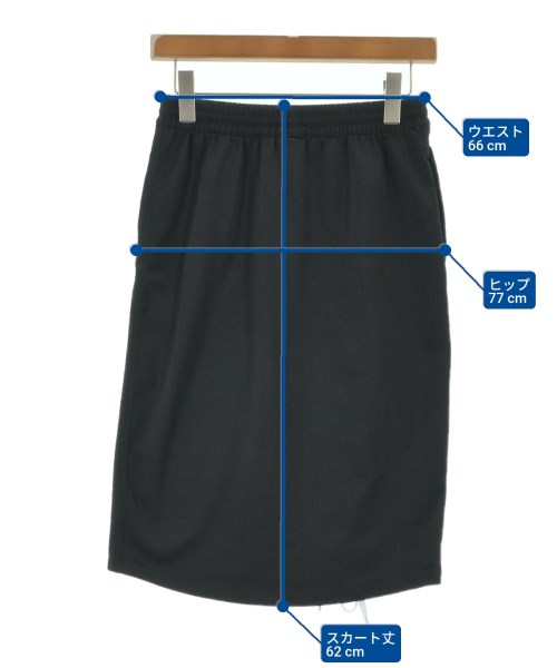 adidas（アディダス）ひざ丈スカート 黒 サイズ:M レディース/2200636674158