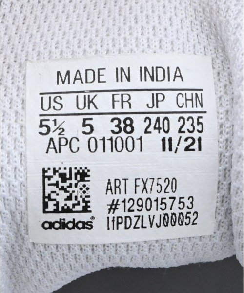 adidas（アディダス）スニーカー 白 サイズ:24cm レディース/2200625359011