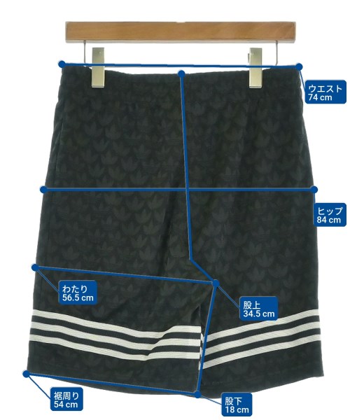 adidas（アディダス）ショートパンツ 黒 サイズ:M レディース/2200625825035