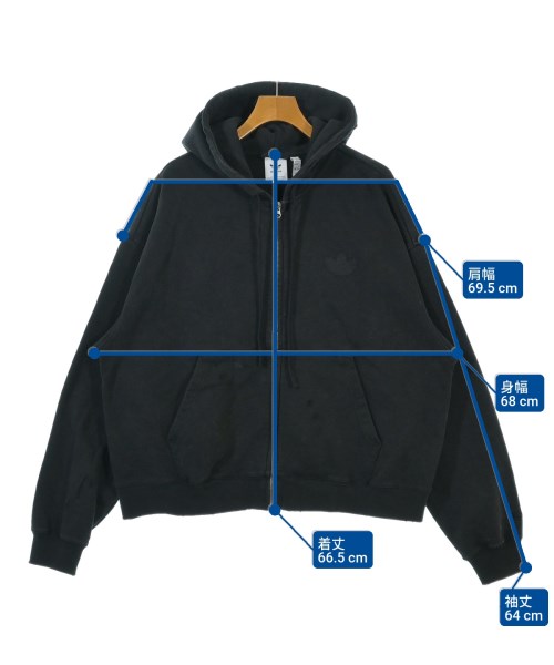 adidas（アディダス）パーカー 黒 サイズ:L メンズ/2200639578033