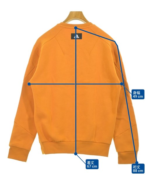 adidas（アディダス）スウェット オレンジ サイズ:M メンズ/2200640234041