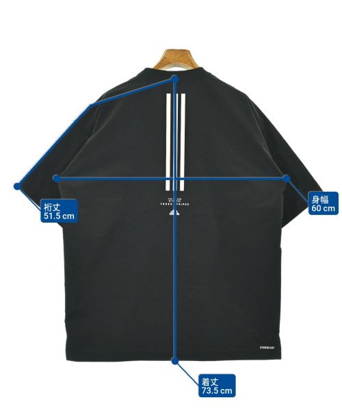 adidas（アディダス）Tシャツ・カットソー 黒 サイズ:L メンズ/2200625763498