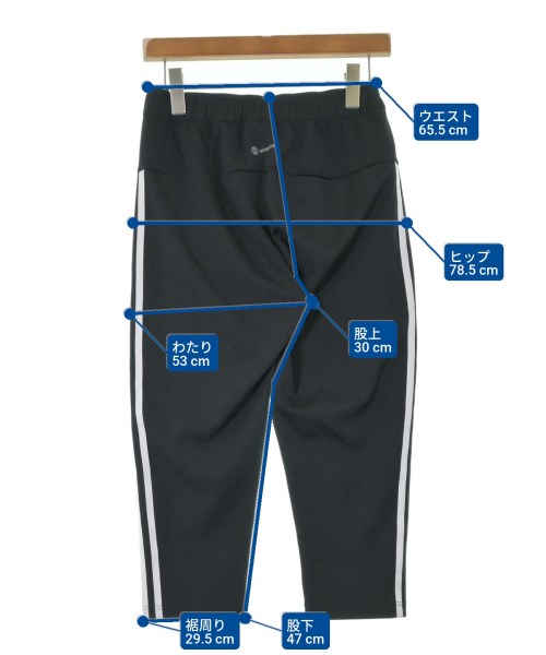 adidas（アディダス）スウェットパンツ 黒 サイズ:M レディース/2200621251036