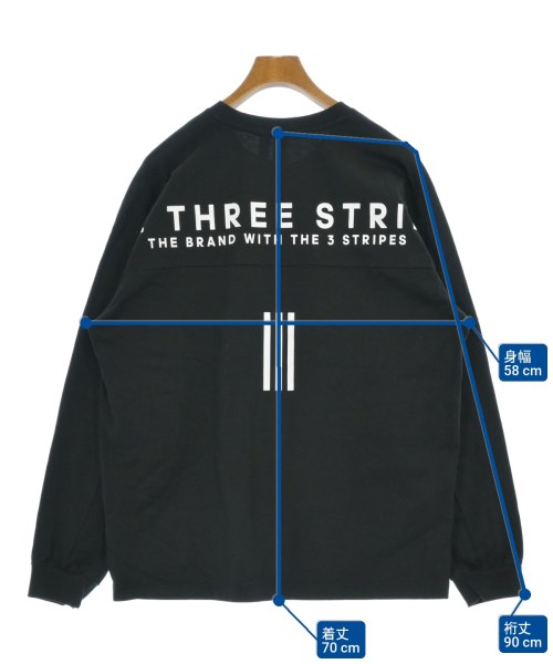 adidas（アディダス）Tシャツ・カットソー 黒 サイズ:2XL メンズ/2200622282305