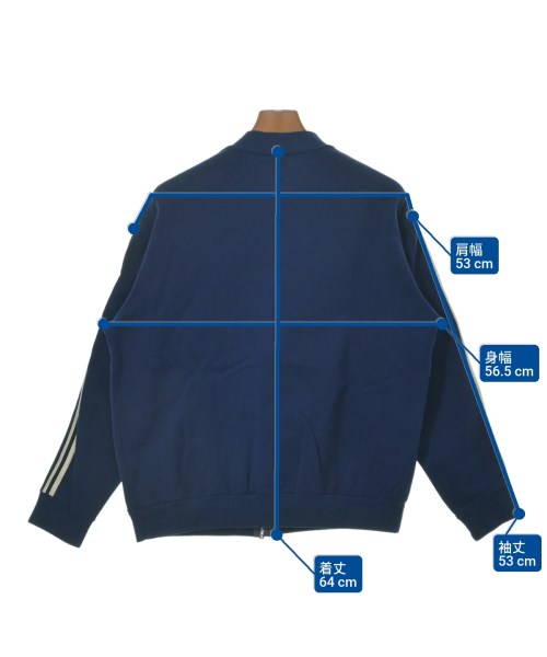 adidas（アディダス）スウェット 青 サイズ:-(S位) メンズ/2200643876033