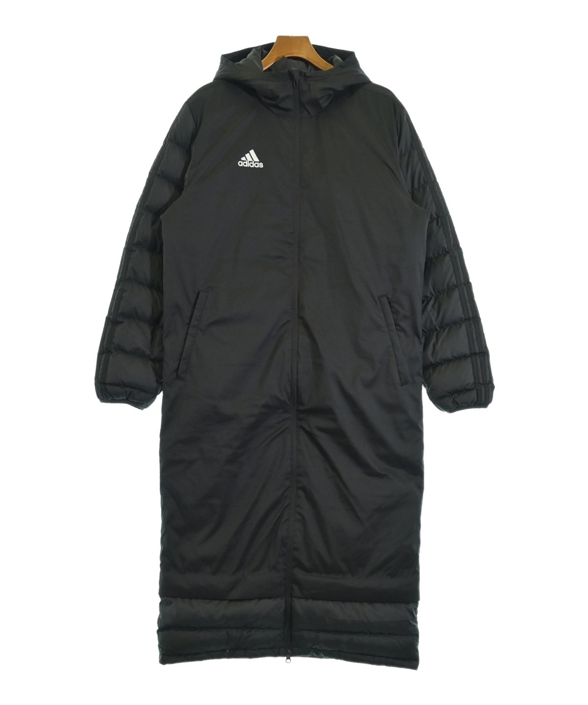 adidas アディダス ダウンコート 黒 XO(XXL位) 3600525E0296 adidas（アディダス）ダウンコート 黒 サイズ:XO(XXL位) メンズ