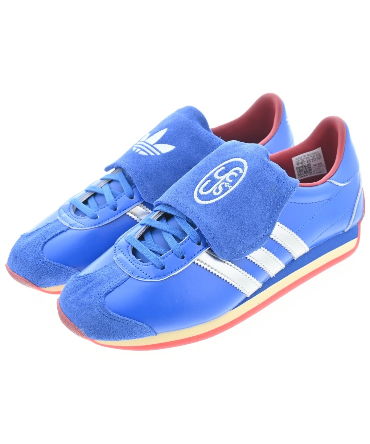 adidas（アディダス）スニーカー 青 サイズ:25cm メンズ