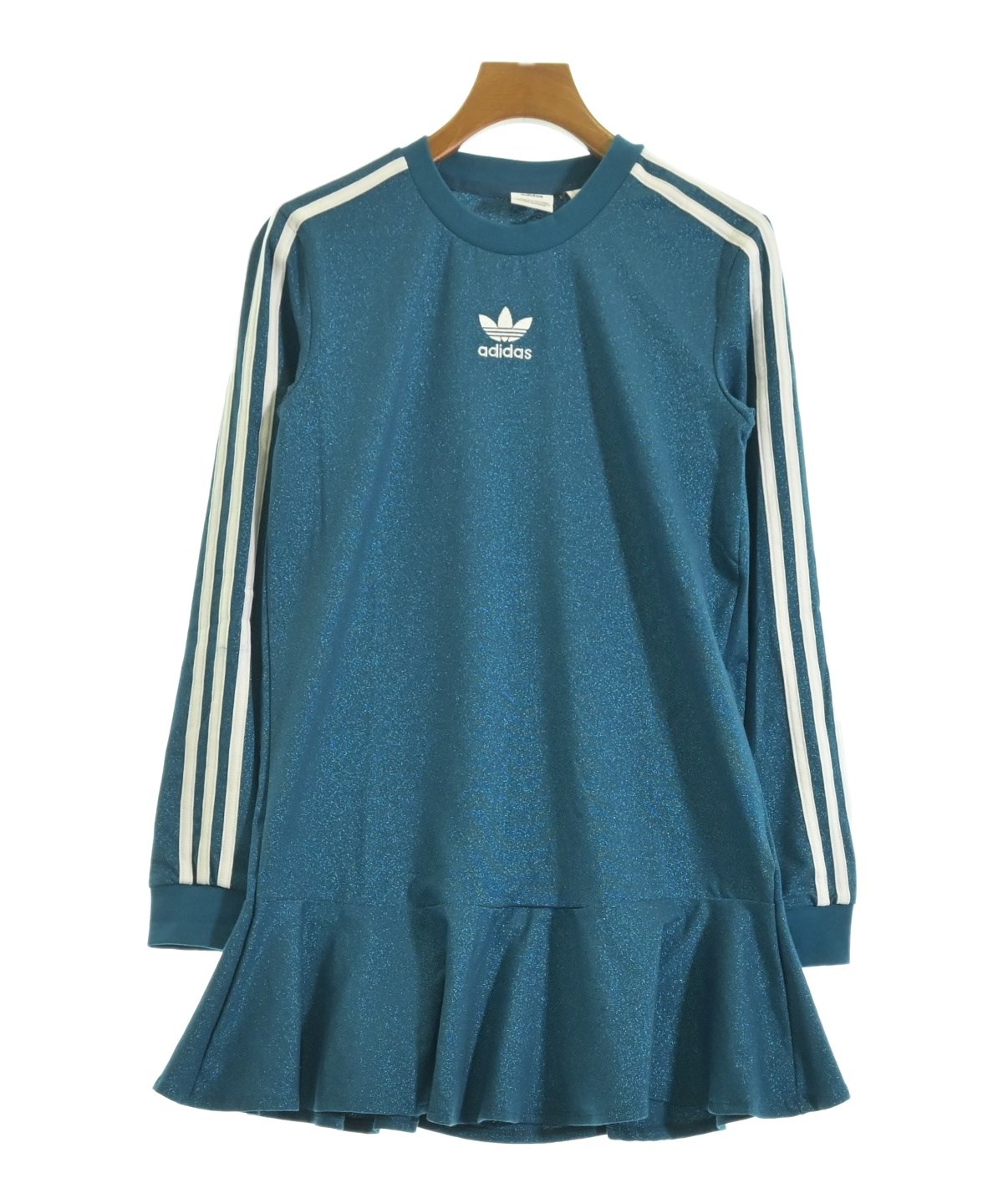 adidas（アディダス）ワンピース 青 サイズ:XS レディース