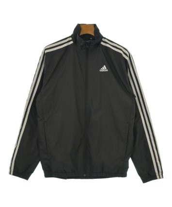 adidas デカロゴ 袖丈 スタジャン ブルゾン ブラック M アディダス adidas JD1029 ジャケット ブルゾン デニム 長袖