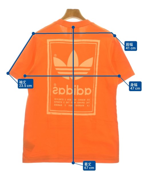 adidas（アディダス）Tシャツ・カットソー オレンジ サイズ:M メンズ/2200624353065