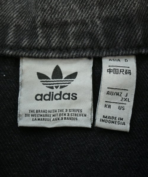 adidas（アディダス）デニムジャケット 黒 サイズ:2XL レディース/2200625106202