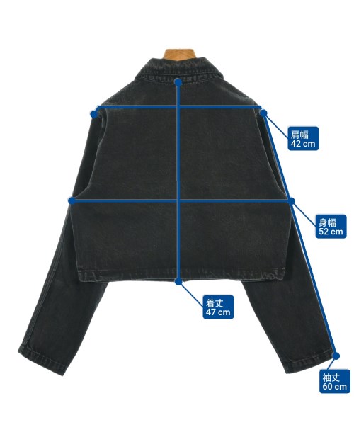 adidas（アディダス）デニムジャケット 黒 サイズ:2XL レディース/2200625106202