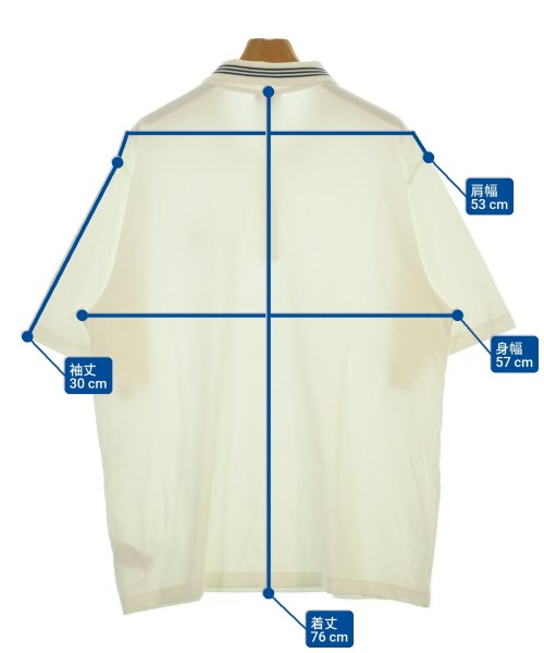 adidas（アディダス）ポロシャツ 白 サイズ:XXXL メンズ/2200614260120