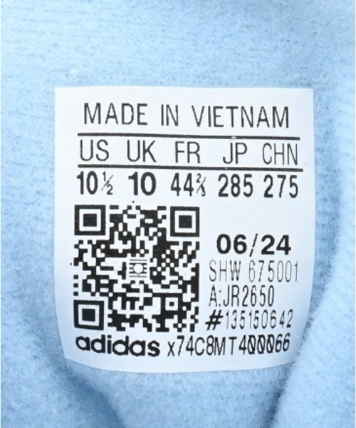 adidas（アディダス）スニーカー 青 サイズ:28.5cm メンズ/2200618234301