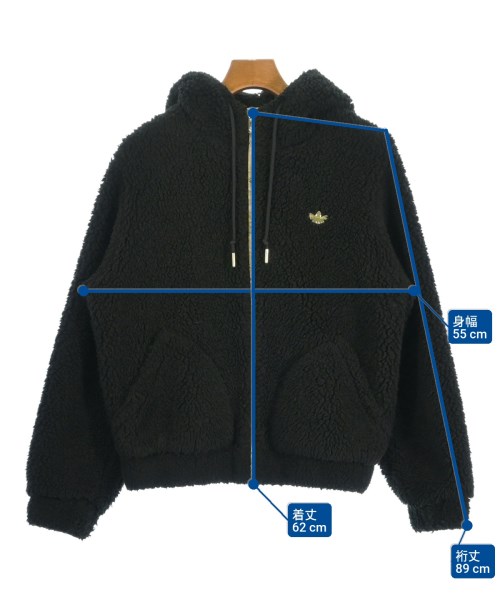 adidas（アディダス）ブルゾン 黒 サイズ:XS レディース/2200630966013