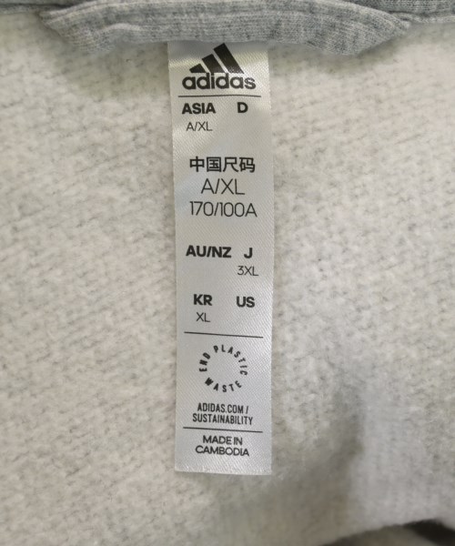 adidas（アディダス）パーカー グレー サイズ:3XL(XXXL位) レディース/2200619544010