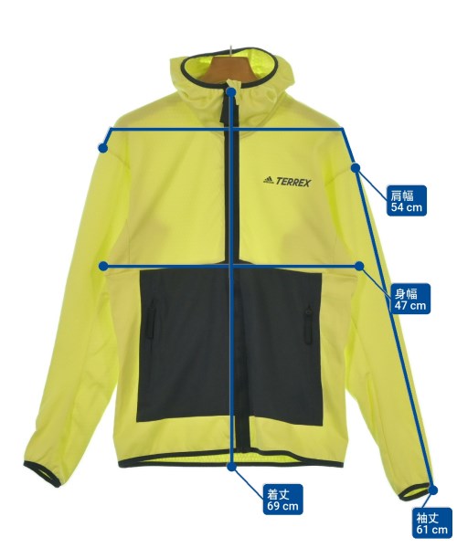 adidas（アディダス）パーカー 黄 サイズ:L メンズ/2200627697012