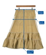 adidas（アディダス）ロング・マキシ丈スカート ゴールド サイズ:L レディース/2200633492038