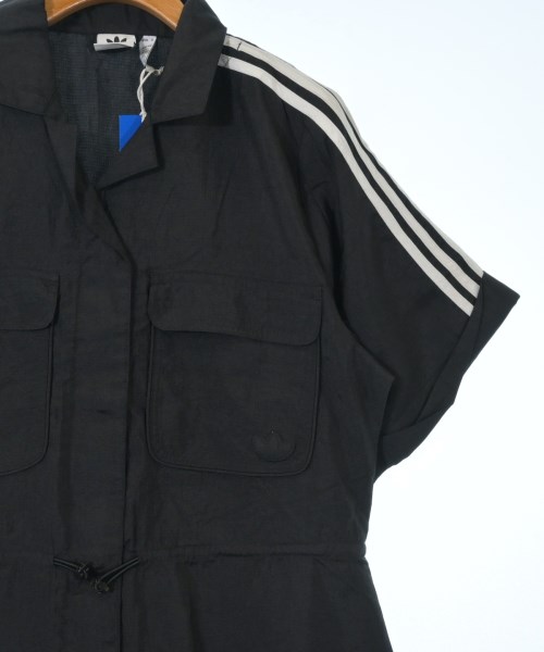 adidas（アディダス）シャツワンピース 黒 サイズ:L レディース/2200633492045
